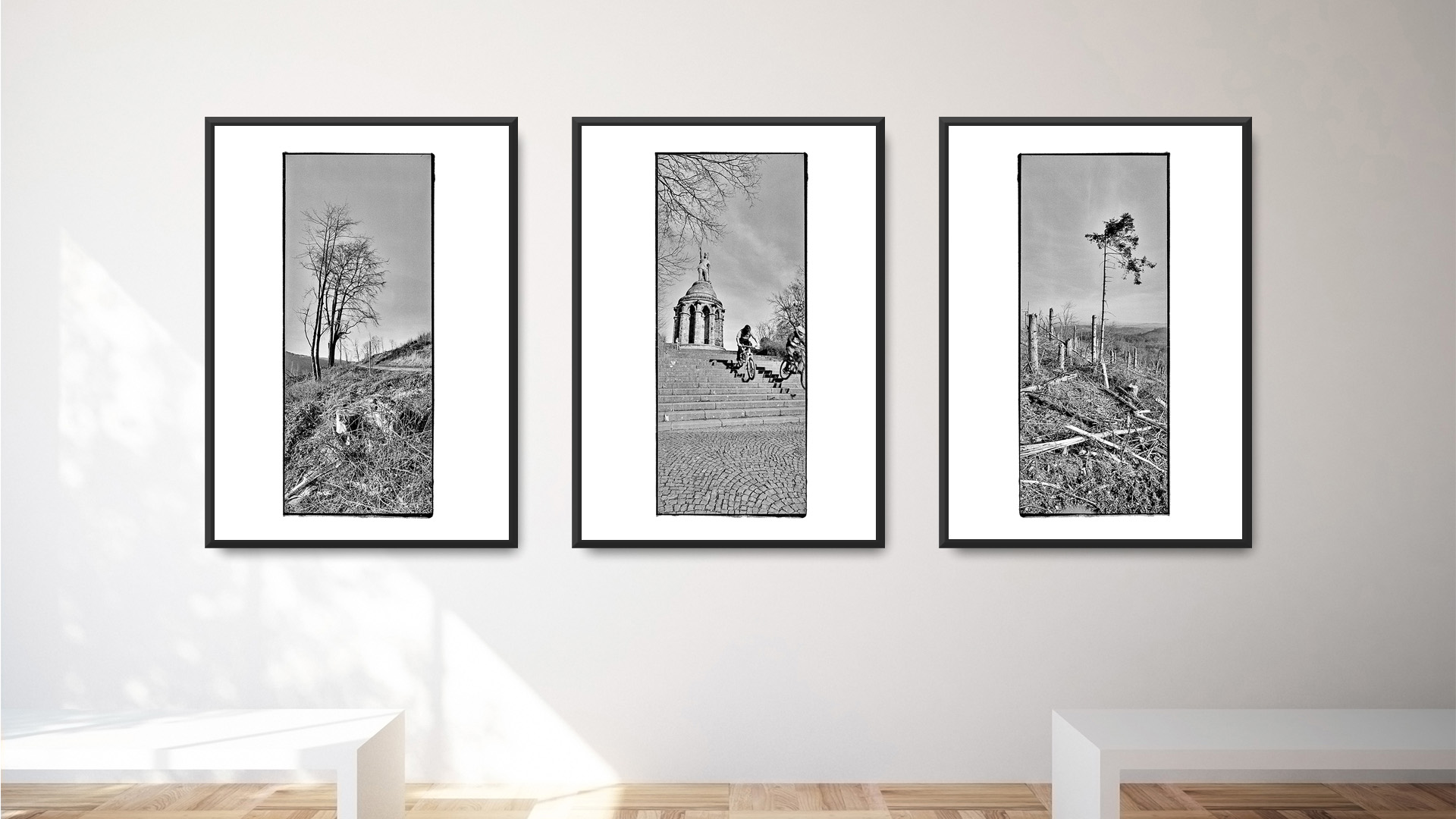 direktdruckowl sw-Galerie Triptychon